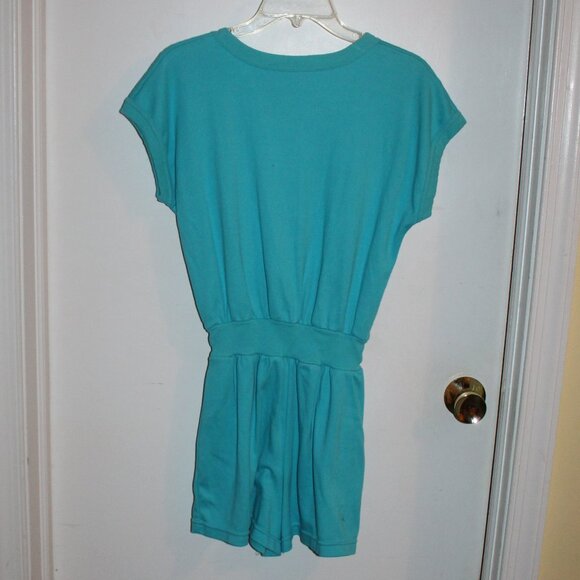 Vintage Rompin Rage Solid Green Romper - Picture 2 of 2